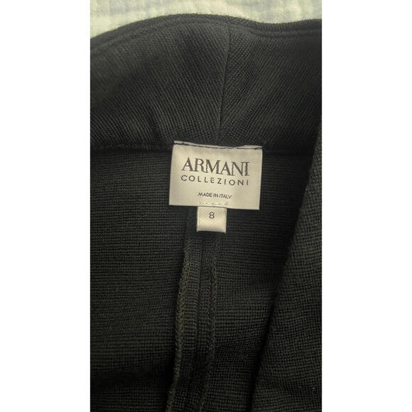 ARMANI COLLEZIONI STRUCTURED BLACK JACKET 8 - Picture 6 of 8